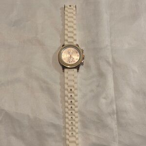 White Watch Wristlet